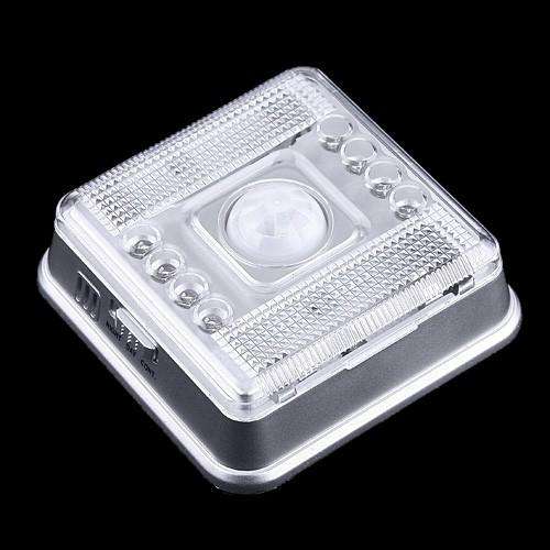 8 LED Light PIR Auto Sensor Motion Detector AA Battery(or leave it burning)must in every home